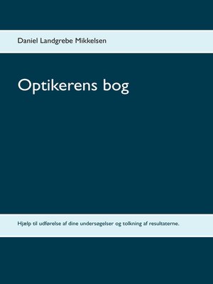 cover image of Optikerens bog